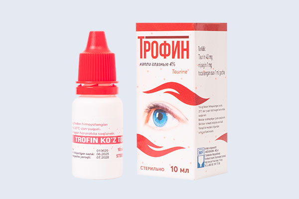 Таурин капли глазные 4%